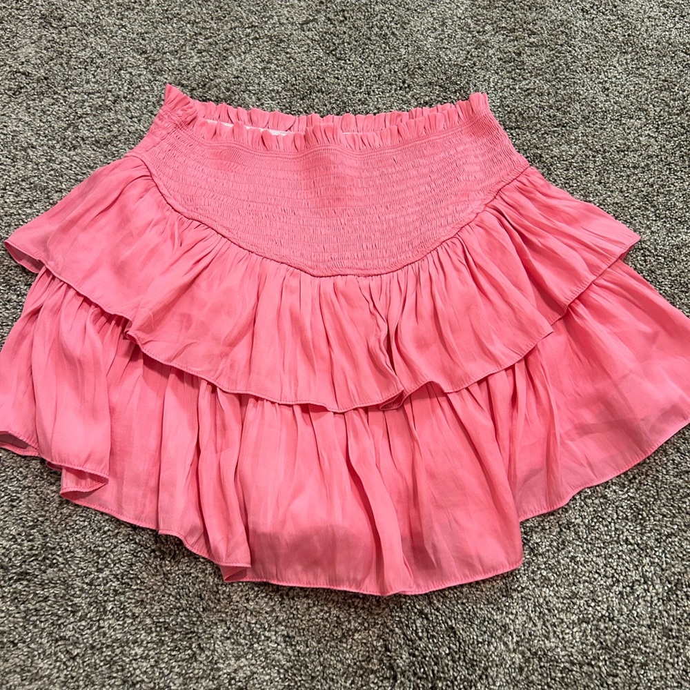 pink she and sky skirt